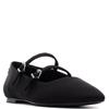 XTI WOMENS FLAT STRAP SHOE - BLACK