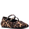 XTI WOMENS FLAT STRAP SHOE - LEOPARD