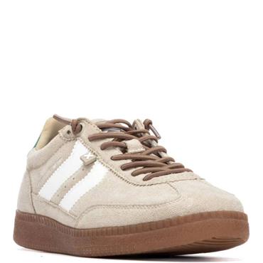 XTI WOMENS LACE TRAINER - BEIGE