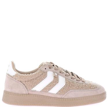 XTI WOMENS LACE TRAINER - BEIGE