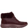 SKECHERS WOMENS ENCORE ANKLE BOOTS - BURGUNDY