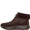 SKECHERS WOMENS ENCORE ANKLE BOOTS - DARK BROWN