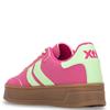 XTI WOMENS LACE TRAINER - FUCHSIA