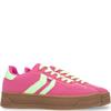 XTI WOMENS LACE TRAINER - FUCHSIA