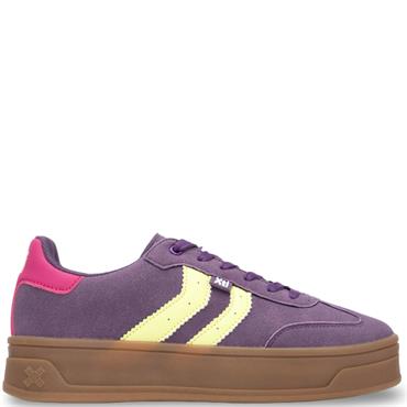 XTI WOMENS LACE TRAINER - LILAC