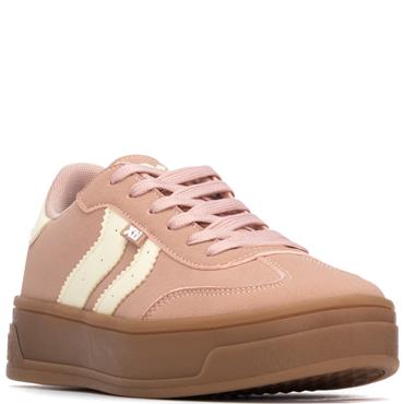 XTI WOMENS LACE TRAINER - NUDE