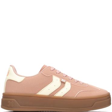 XTI WOMENS LACE TRAINER - NUDE