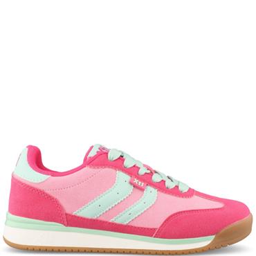 XTI WOMENS LACE TRAINER - FUCHSIA