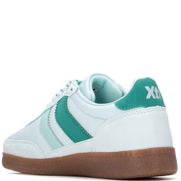 XTI WOMENS LACE TRAINER - AQUA