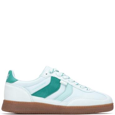 XTI WOMENS LACE TRAINER - AQUA