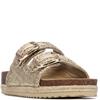 XTI WOMENS FLAT SANDAL - GOLD
