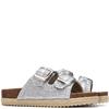 XTI WOMENS FLAT SANDAL - SILVER