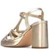 XTI WOMENS HIGH HEEL STRAP SANDAL - GOLD