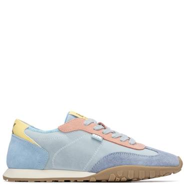 XTI WOMENS LACE TRAINER - LIGHT BLUE