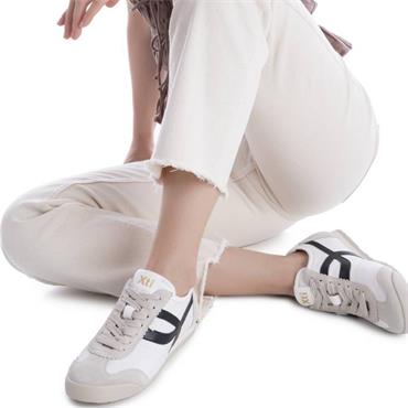 XTI WOMENS LACE TRAINER - WHITE
