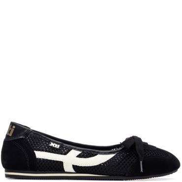 XTI WOMENS FLAT SHOE - BLACK