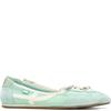 XTI WOMENS FLAT SHOE - AQUA