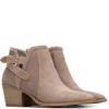 XTI WOMENS ZIP ANKLE BOOT - TAUPE SUEDE