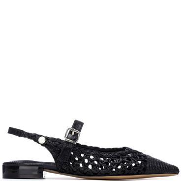 XTI WOMENS FLATS - BLACK