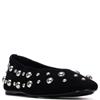 XTI WOMENS FLATS - BLACK