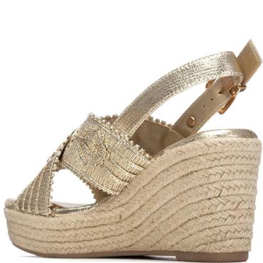 XTI WOMENS ANKLE BOOTS - GOLD