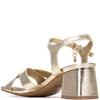 XTI WOMENS LOW HEEL STRAP SANDAL - GOLD