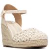 XTI WOMENS WEDGE SANDAL - BEIGE