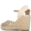 XTI WOMENS WEDGE SANDAL - GOLD