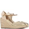 XTI WOMENS WEDGE SANDAL - GOLD