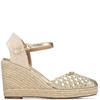 XTI WOMENS WEDGE SANDAL - GOLD