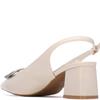 XTI WOMENS LOW HEEL SLING BACK - BEIGE