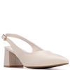 XTI WOMENS LOW HEEL SLING BACK - BEIGE