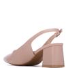 XTI WOMENS LOW HEEL SLING BACK - NUDE