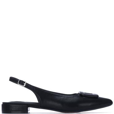 XTI WOMENS FLATS - BLACK