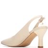 XTI WOMENS MID HEEL SLING BACK - BEIGE