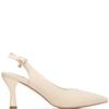 XTI WOMENS MID HEEL SLING BACK - BEIGE