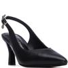 XTI WOMENS MID HEEL SLING BACK - BLACK