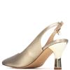 XTI WOMENS MID HEEL SLING BACK - GOLD