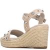 XTI WOMENS WEDGE SANDAL - TAUPE
