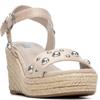 XTI WOMENS WEDGE SANDAL - TAUPE