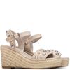 XTI WOMENS WEDGE SANDAL - TAUPE