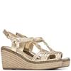 XTI WOMENS WEDGE SANDAL - GOLD