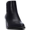 XTI WOMENS ZIP ANKLE BOOT - BLACK