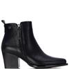 XTI WOMENS ZIP ANKLE BOOT - BLACK
