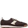XTI WOMENS LACE TRAINER - BROWN
