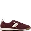 XTI WOMENS LACE TRAINER - BURGUNDY