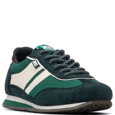 XTI WOMENS LACE TRAINER - GREEN