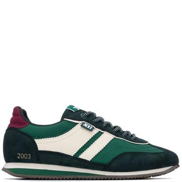 XTI WOMENS LACE TRAINER - GREEN