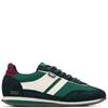 XTI WOMENS LACE TRAINER - GREEN