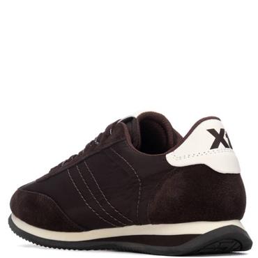 XTI WOMENS LACE TRAINER - BROWN